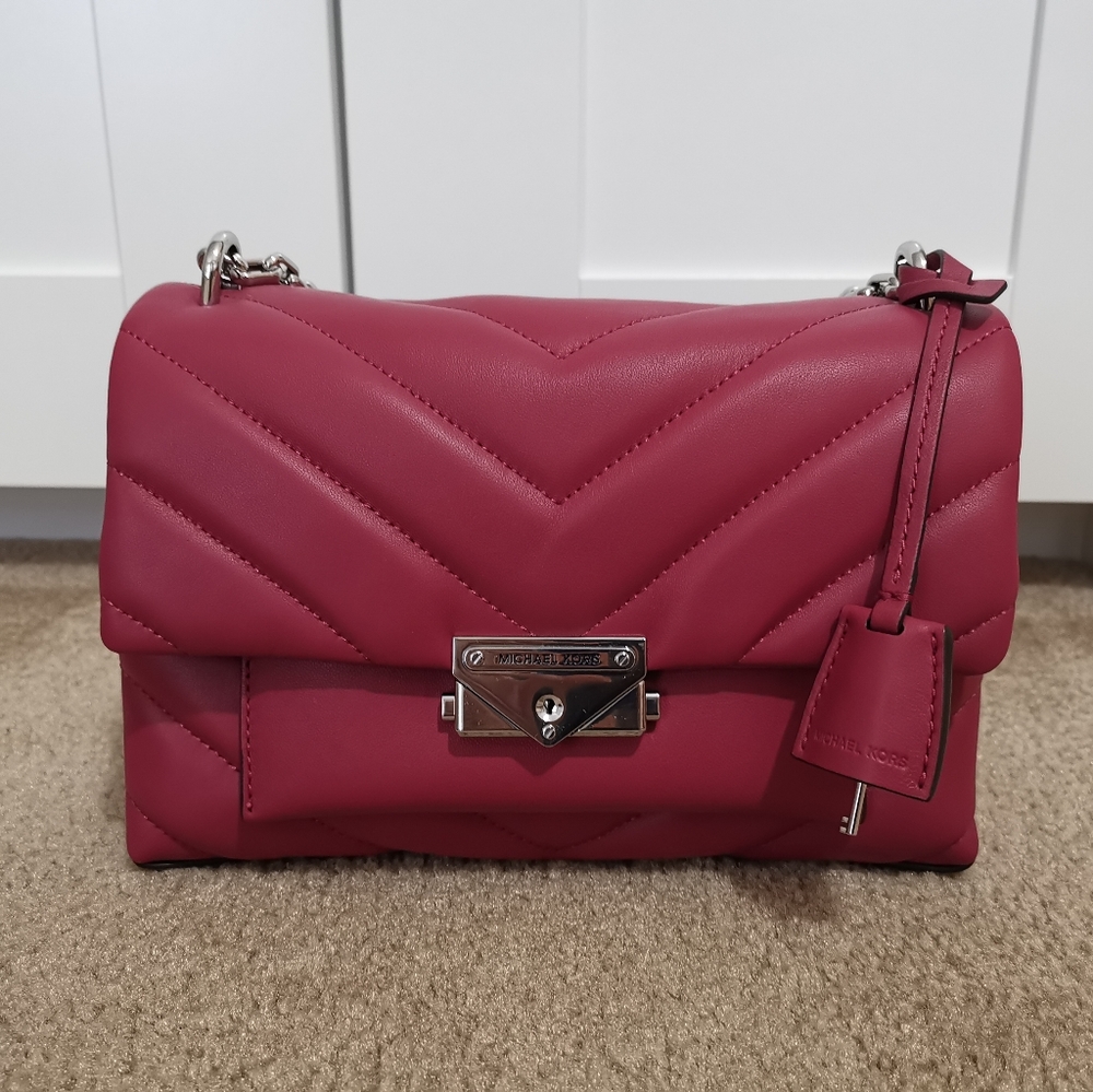 Michael Kors CECE chain shoulder leather bag